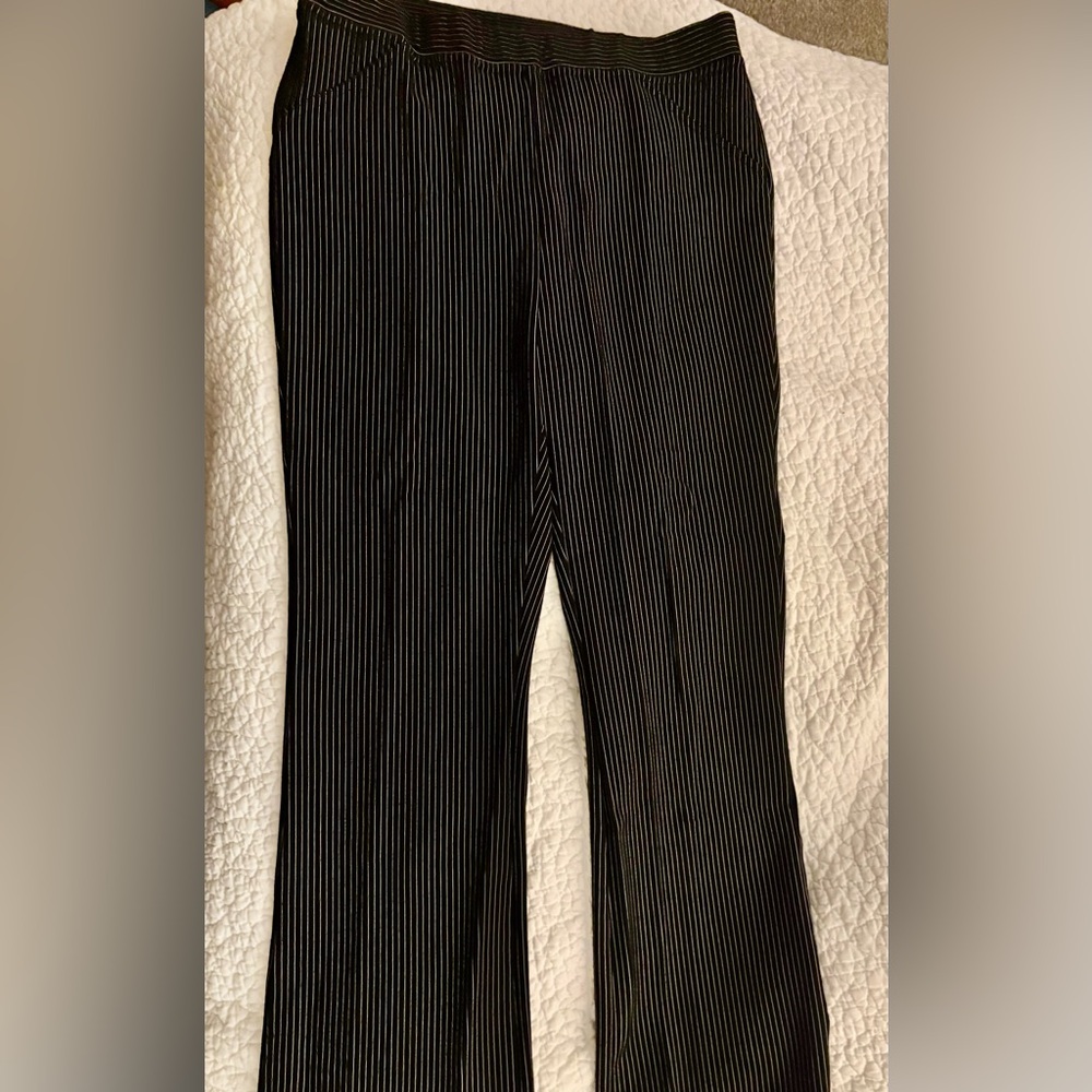 Women’s Black Pin Striped Pants